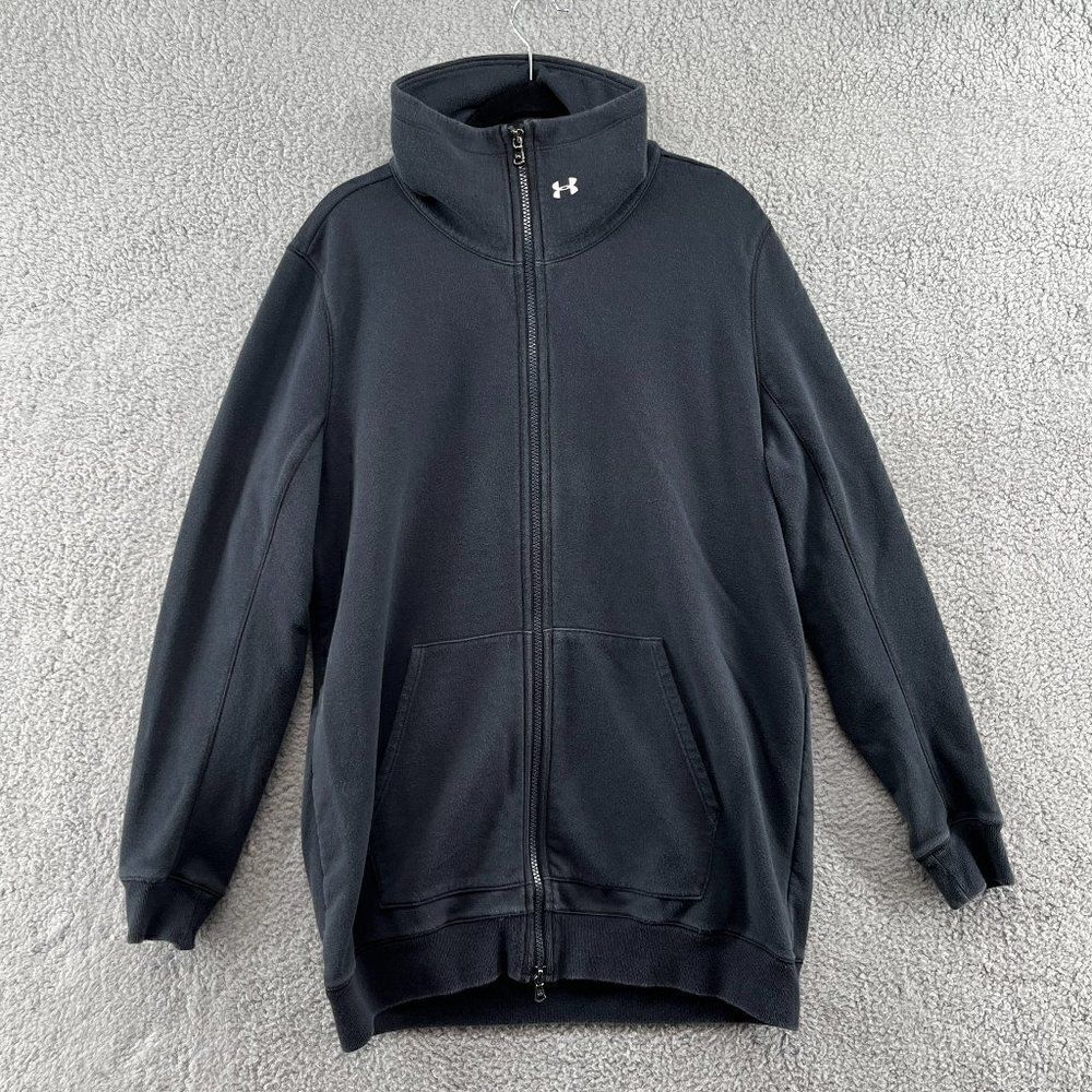 Under Armour Womens Full Zip Mock Neck Jacket Size Large